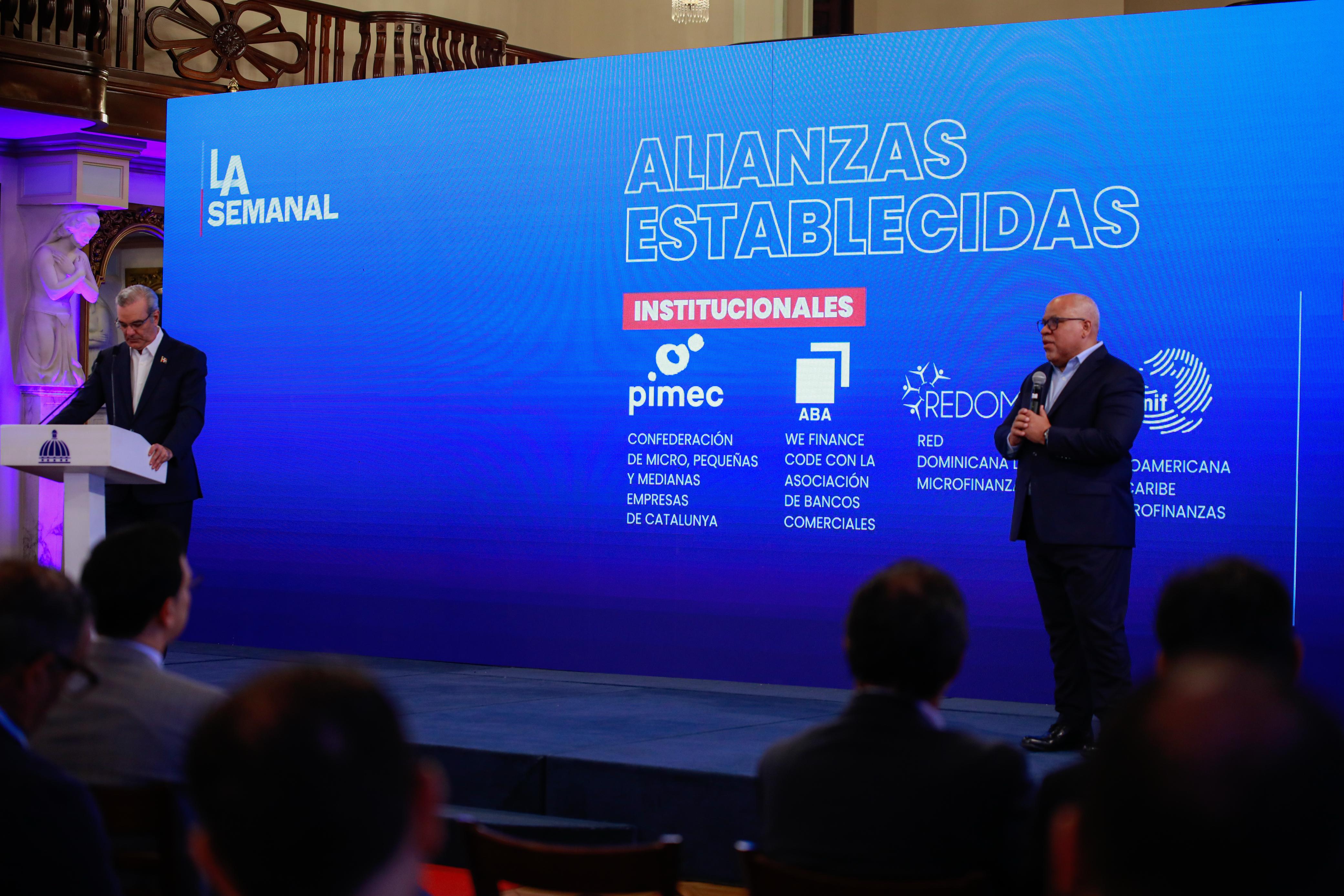 Presidente Abinader destaca incremento de RD$4,163 millones en cartera de crédito de micro, pequeñas y medianas empresas en últimos cuatro años